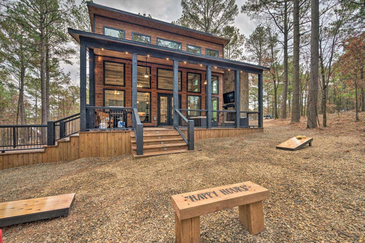Luxury Cabin In The Woods With Hot Tub And Yard Games! Broken Bow Luaran gambar