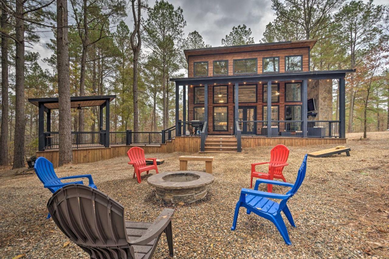 Luxury Cabin In The Woods With Hot Tub And Yard Games! Broken Bow Luaran gambar
